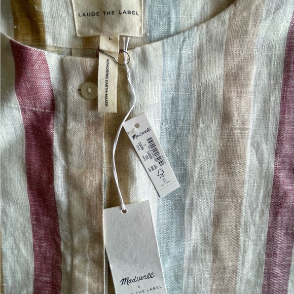 Madewell Multicolor Striped Blouse - Picture 3 of 7